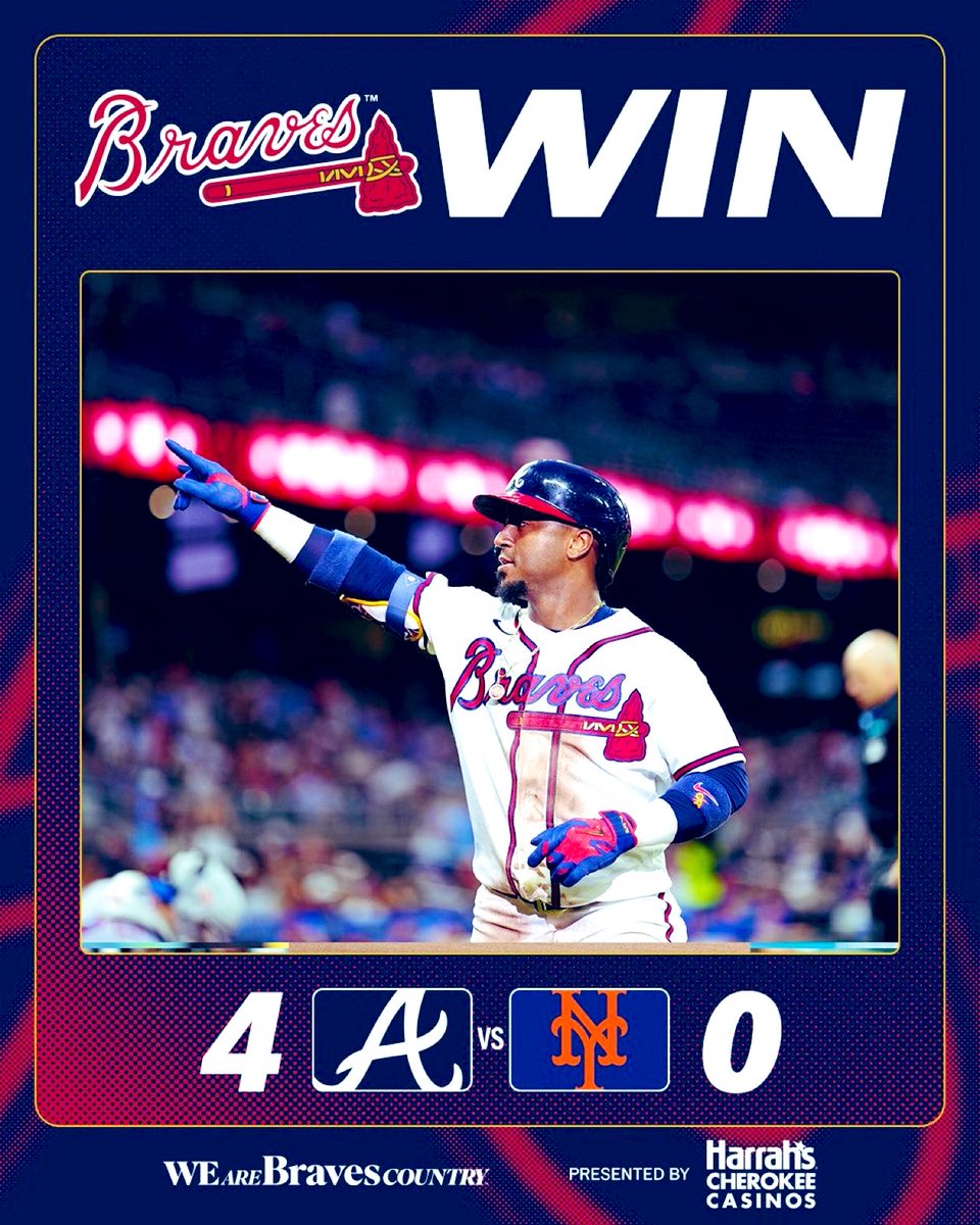BraveYardShift's tweet photo. BRAVES BEAT THE METS #BravesCountry https://t.co/ODj8LMGEG8