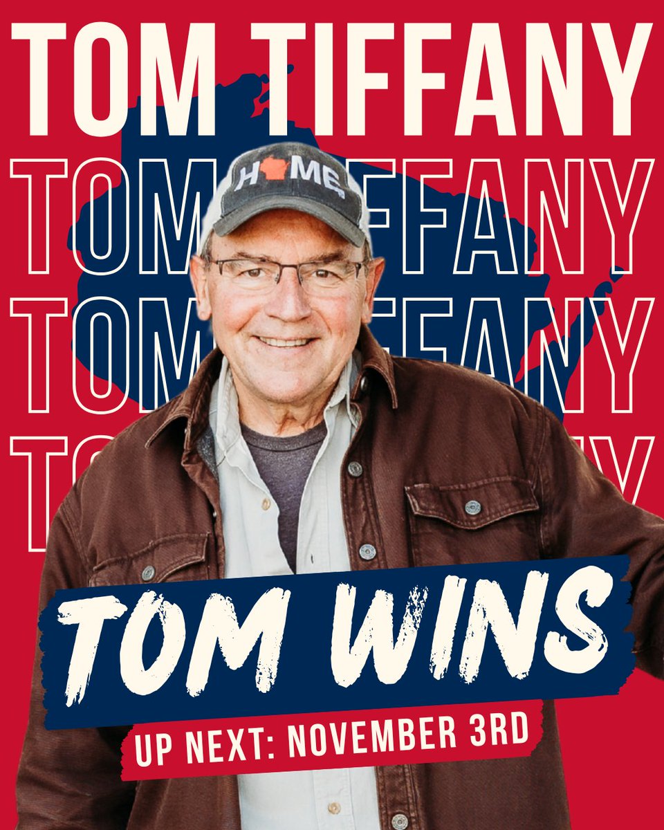 TomTiffanyWI's tweet photo. I want to thank Wisconsinites across our state for putting their trust in me.

This fight is bigger than any one party. It’s bigger than any one candidate. This fight is about Wisconsin and protecting the state we know and love.

Let’s move Wisconsin forward, together. https://t.co/oGgqw0yEPO