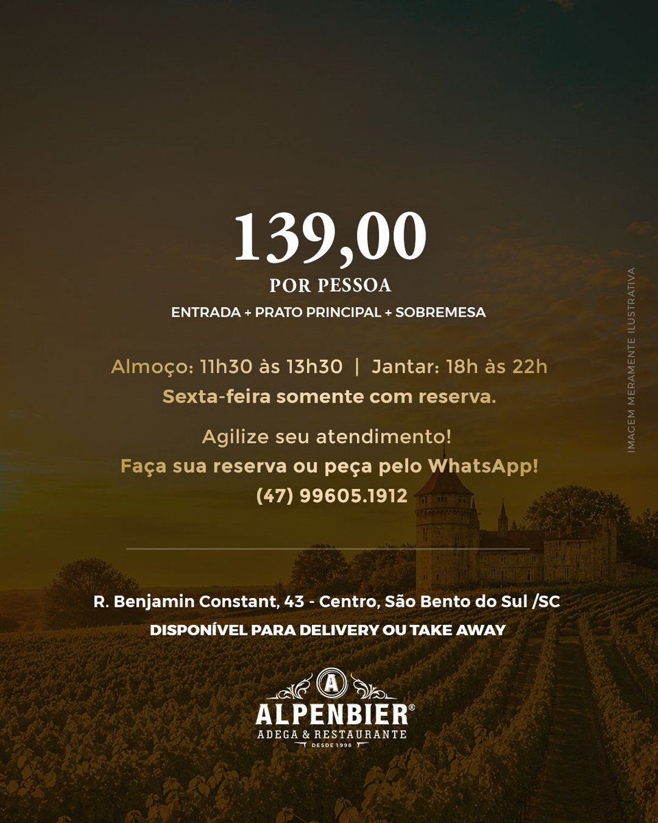 AlpenbierSBS's tweet photo. 🥂Bordeaux chega à mesa em uma combinação de sabores que vai da inspiração francesa a novas interpretações, reunindo diferentes aromas, texturas e sabores em uma mesma experiência.
#altagastronomia #vinhos #sãobentodosul #turismoemsaobentodosul #SaborAlpenbier #AdegaAlpenbier https://t.co/0Ey8Rmc5C3