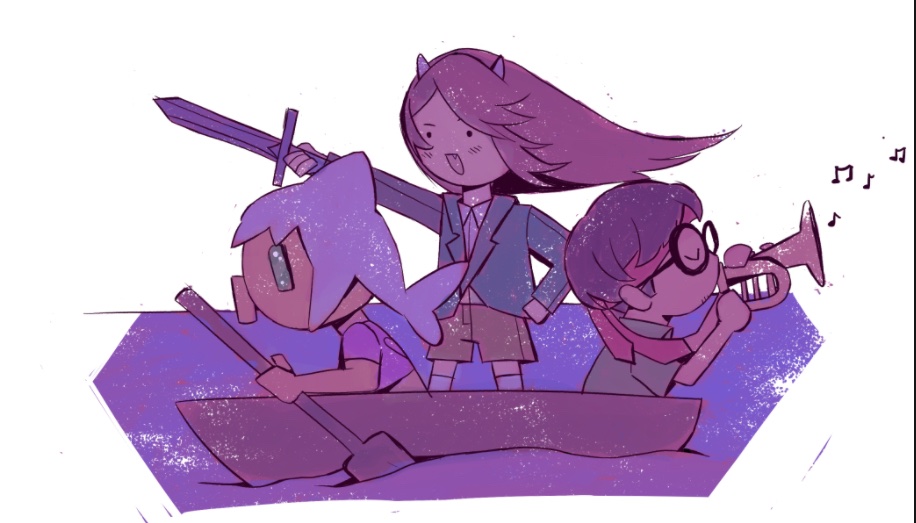 Hi_Im_BlueJay's tweet photo. LOOK AT THIS CUTE SILLY TRIO ART I SAW ON THE QSMP MAGMA they’re so cute I want to squish them https://t.co/kOIcZKJwFz
