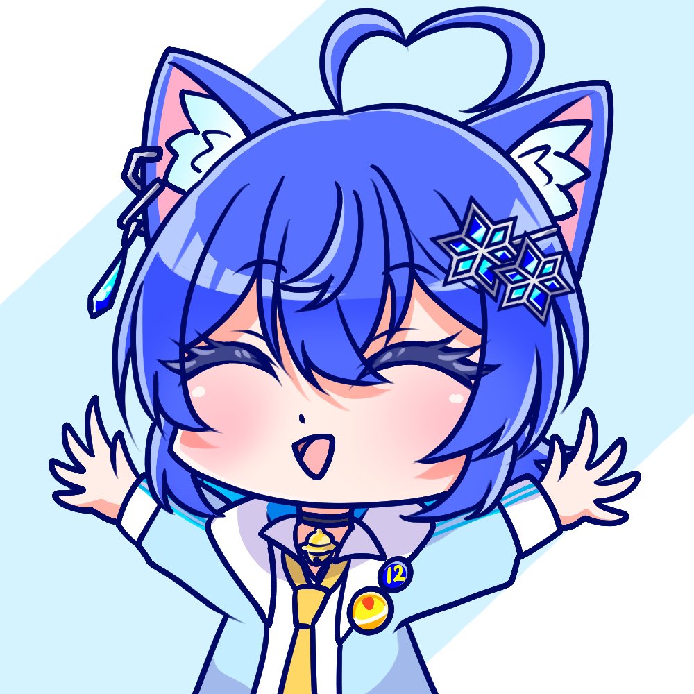 Sumeragi_RNNSK's tweet photo. おはよう皆の者！今日も今日とて自己紹介

Day5 家族構成

セルフ受肉だから父上と母上はいない。が、可愛い飼い猫が1匹いるぞ
（@AoS1Gure ）
 #おはようＶライバー 
 #IRIAM準備中 https://t.co/iOdDrDs0dz