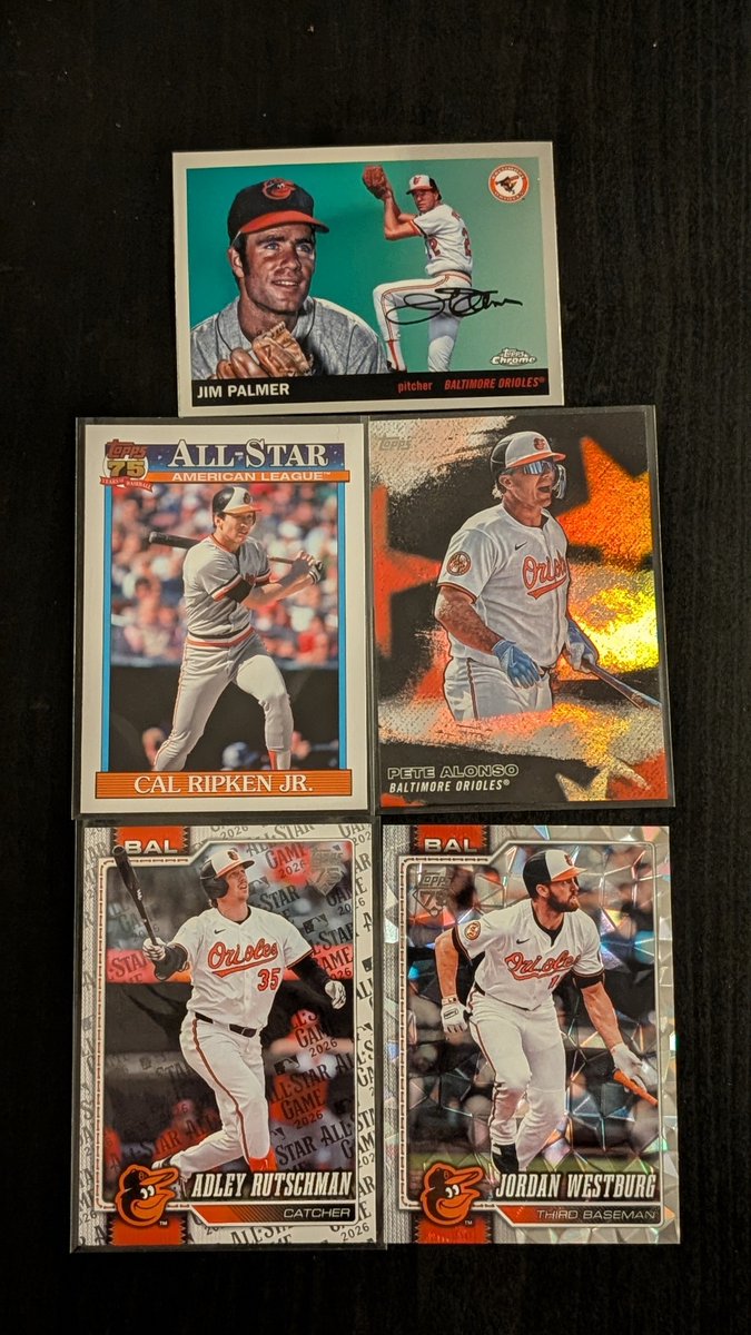 FloridaOriole's tweet photo. I haven't given away cards in a while. Soo to win - Follow, RT, like &amp; comment who your favorite O's player is. Winner announced Aug 15th after the O's game. Good luck #birdland #orioles #thehobby https://t.co/66mixquZOQ