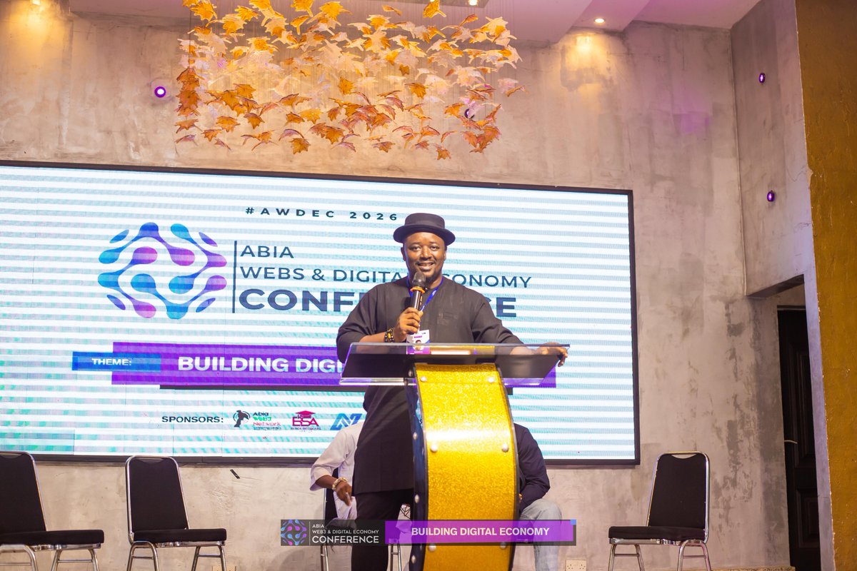 AWDEC_'s tweet photo. A powerful keynote session from Mr. @Danielchinagozi at AWDEC2026, centred on:

“WE MUST BUILD, NOT JUST CONSUME.”

A timely reminder that Africa’s digital future will not be shaped by consumption alone, but by the builders, innovators, entrepreneurs, and https://t.co/MiW1YzavkK