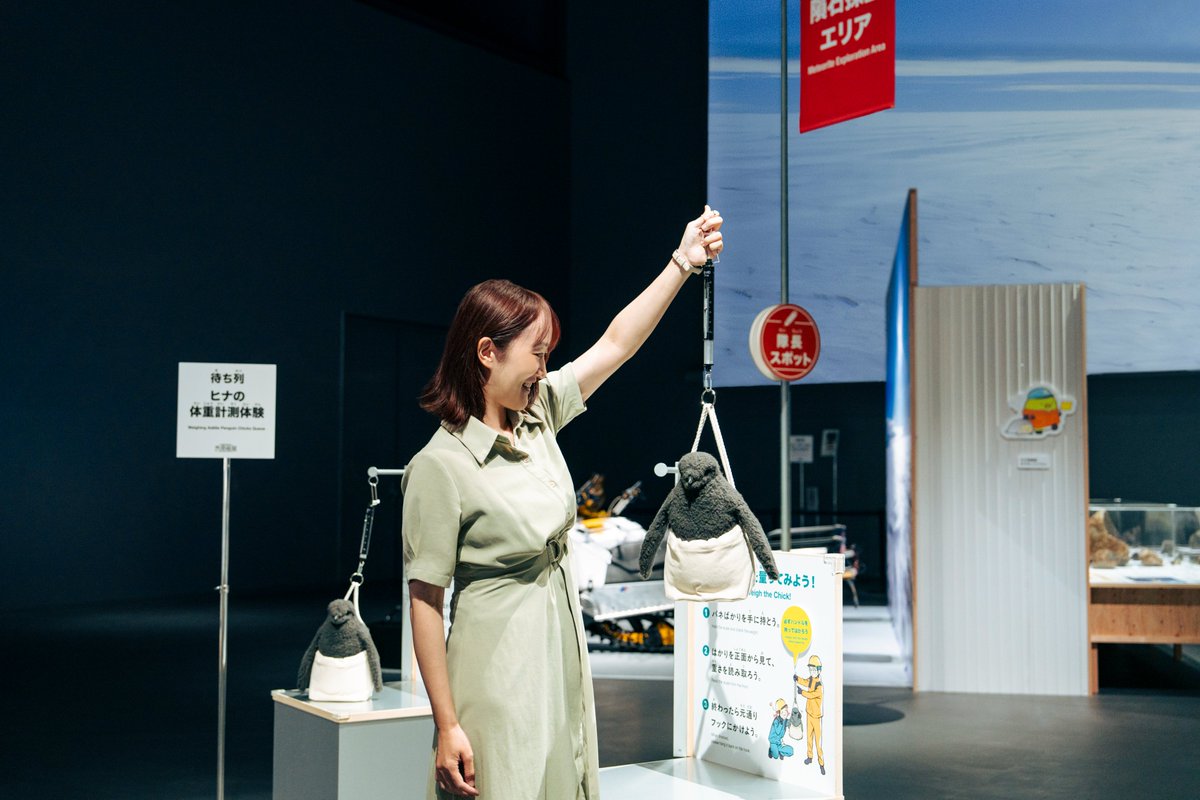 dainankyokuten's tweet photo. ／
    ヒナの重さを量ってみよう🐧
＼
 
#大南極展 ではヒナの重さを量る調査を体験するコーナーも⚖️
ペンギンのヒナは想像より重い？軽い？
ぜひ試してみてください👀
 
平日のご来場はゆっくり見学いただけるのでおすすめです✨
 
チケットはこちら🎫
https://t.co/f0J727xcaG https://t.co/dMeDi71Fkh