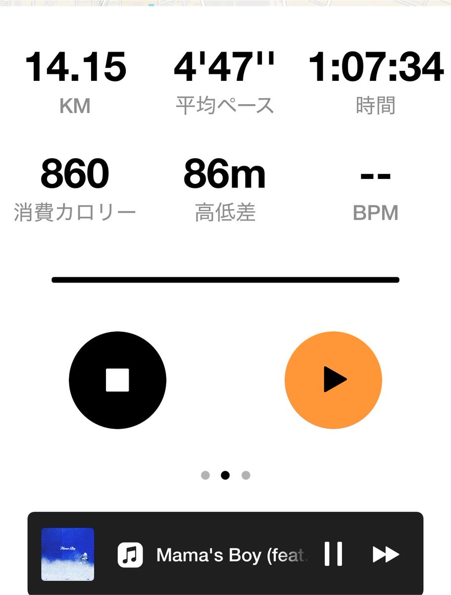 KuoWasd's tweet photo. 気づいたらこんなに走力ついてた！
前の15キロラン（2週間前）はキロ5分30とかだったからだいぶ上がってる
 #マラソン  #ランニング https://t.co/WVkYTRWsw9