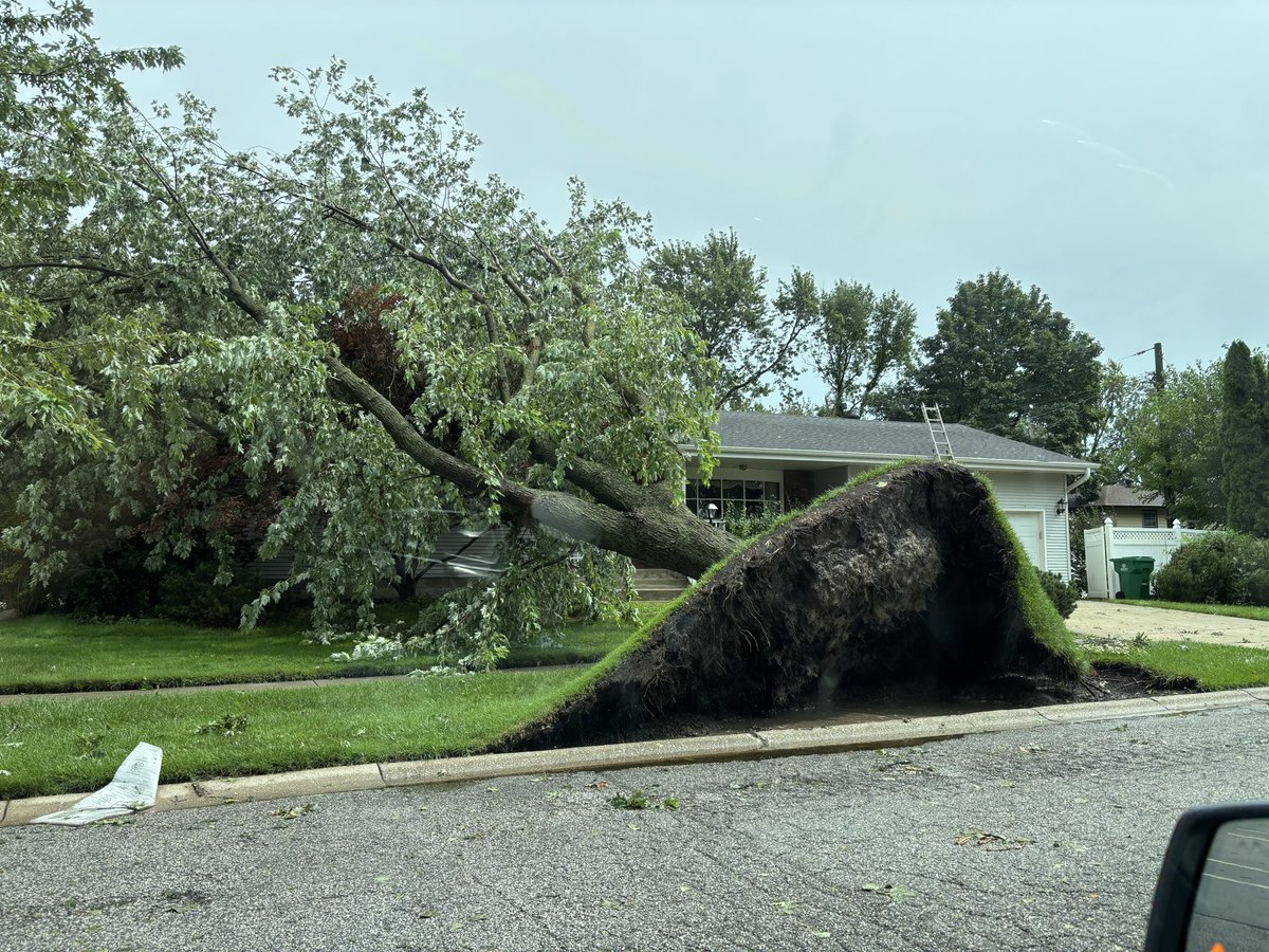 GovBraun's tweet photo. My heart is with every Hoosier impacted by today’s severe weather. I am devastated to learn of the loss of life, injuries, and damaged homes.

We are working around the clock with local officials, emergency responders and utility crews to get resources where they’re needed most following today’s severe storms and widespread power outages. 

I have directed the Indiana Department of Homeland Security to lead our state’s response efforts in collaboration with the Indiana Department of Natural Resources, Indiana State Police, Indiana National Guard, Indiana Department of Transportation, and the Indiana Department of Correction. 

ISP and INDOT are currently on the ground clearing roads and providing security and DNR and DOC are deploying additional crews to clear downed power lines and debris. I am continuing to assess conditions and stand ready to activate the Indiana National Guard if additional support is needed.

Our priority is keeping Hoosiers safe, supporting communities as they assess the damage, and restoring power as quickly as possible. 

🔵 Please stay off the roads where conditions are dangerous and follow guidance from local authorities.

🔵 If you have been affected by today’s storm, please contact your county emergency management agency. 

🔵 If your power is out, cooling centers can be found in your area by visiting: https://t.co/v0IzcYtIW8