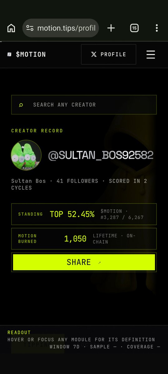 sultan_bos92582's tweet photo. Open tip MOTION 24 JAM 🔄*
> 
> Tip 1 → Balik 1 + 2 
> Target: 10 UNIQUE hari ini 
>
> Bukti: Udah burned 1,050 MOTION 💎
> Gas saling cuan ke @SULTAN_BOS92582
>
> #MOTION #TipMOTION https://t.co/zyPO6X8Iia