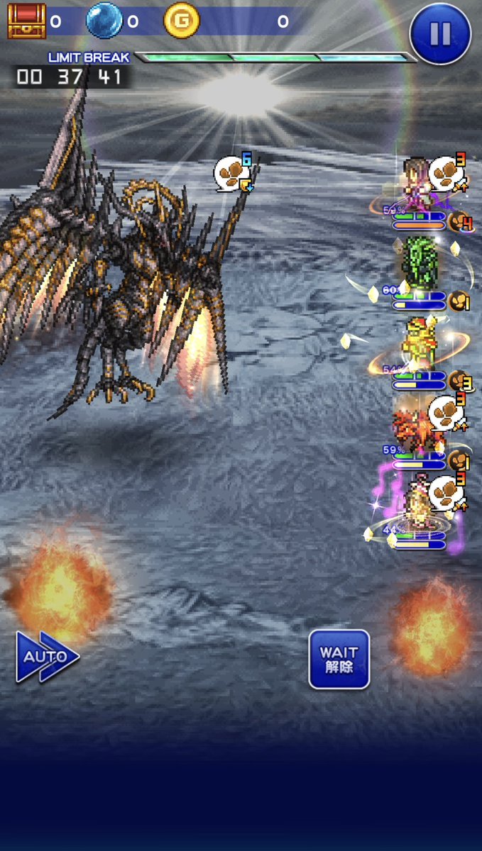 smile_pricezero's tweet photo. FFRK進捗を久々にポスト。
ようやく軍神バハムートを撃破しました。

なんとか２周遅れから１周遅れくらいまでは挽回できてきたかなと。

それにしてもゴゴがここにきてめちゃ強い。リアタイで好きなキャラだっただけに使い倒したい。

#FFRK https://t.co/lAFZZLNiut
