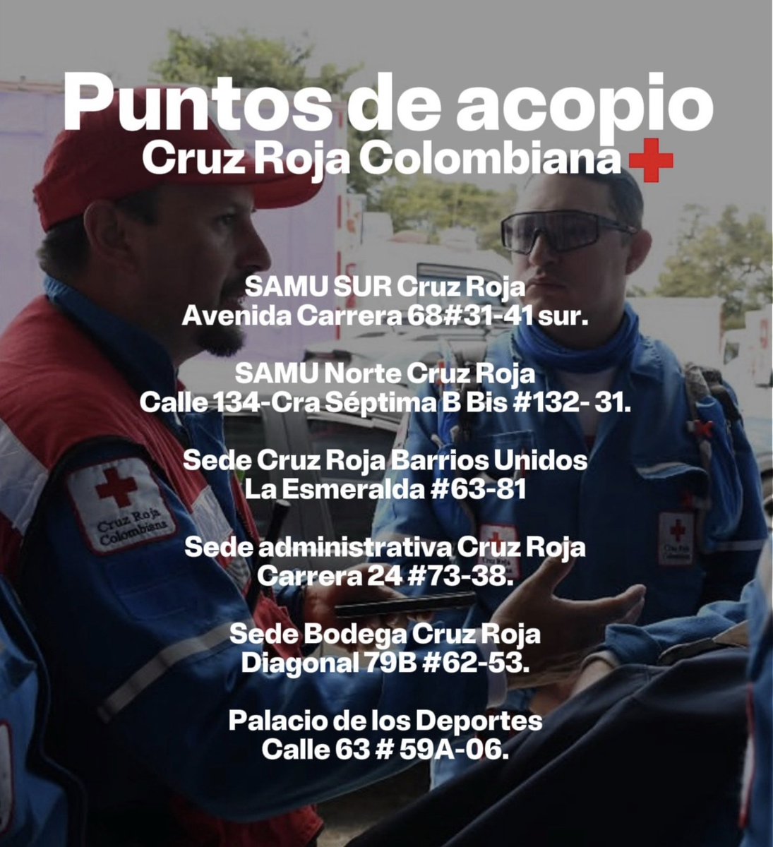 TaehyungLove99's tweet photo. Para los que estamos en Bogotá  🙏
No nos olvidemos también de los animalitos comida medicina mucha agüita https://t.co/CAFyTTgU68