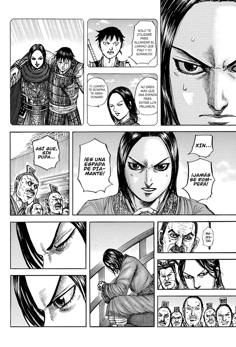 JDanimanga's tweet photo. Gran capítulo. Nos muestra esa confianza infinita que Zheng le tiene a Xin, lo que emociona bastante. Por otro lado, es uno de los momentos más bajos de Xin y toca ver cómo salen de esta. Pero como siempre, la mentalidad de Xin es muy positiva y mejora la moral.  Hype #Kingdom884 https://t.co/tz64757G2u
