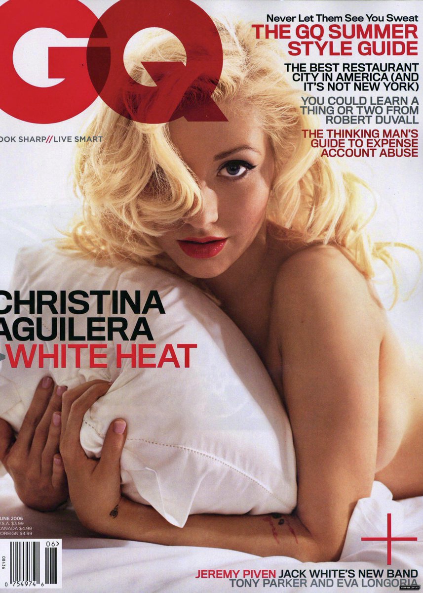 XtinaLoverr's tweet photo. 20 years ago, Christina Aguilera graced the cover of GQ magazine as part of promotion for her album ‘Back to Basics’. (2006) https://t.co/p0ts6B3qzP