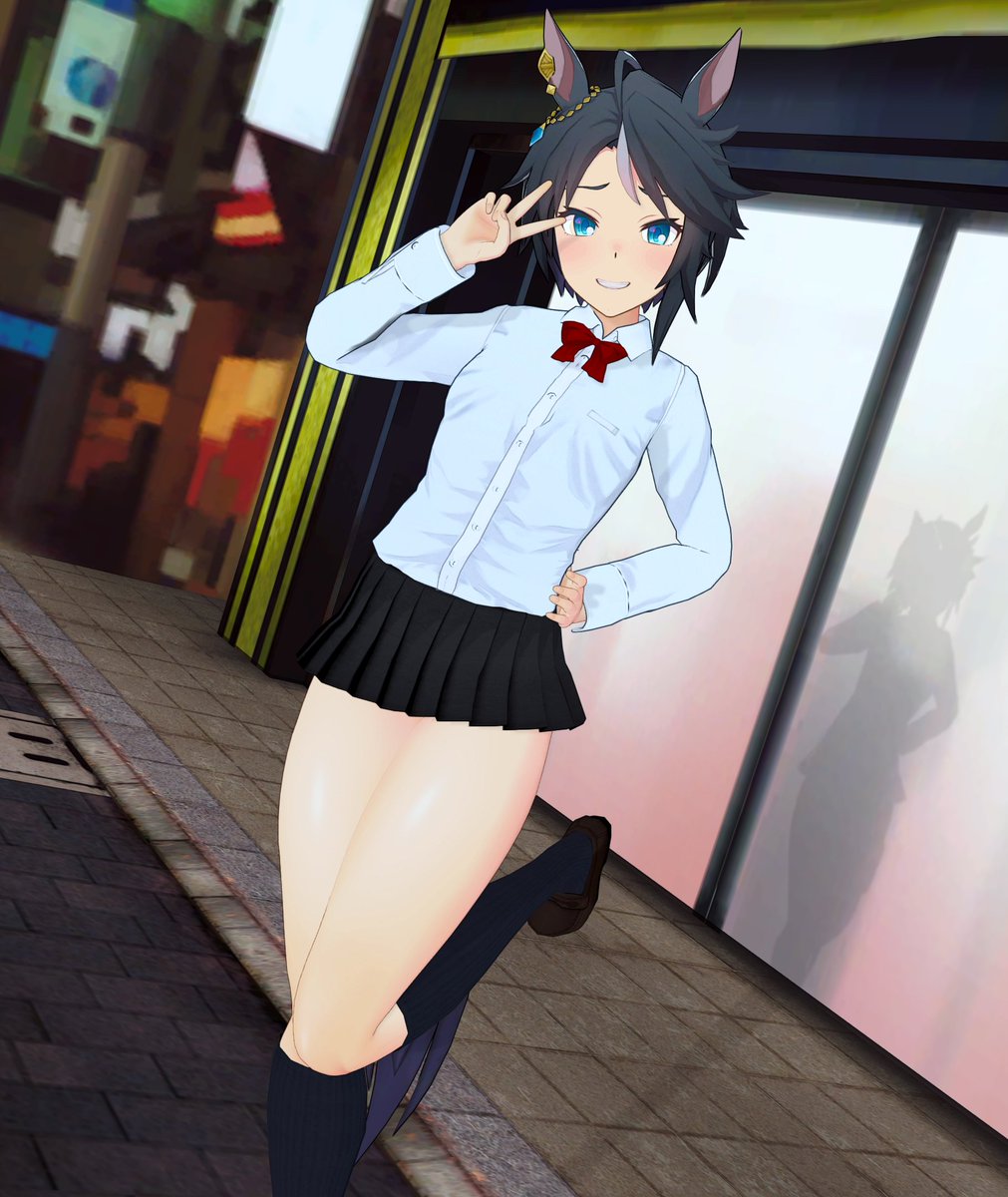yajuu_com3d2's tweet photo. キセキちゃんには超ミニスカ制服がよく似合う
#フジキセキ #ウマ娘 #COM3D2 https://t.co/ErsR7ZpdJQ