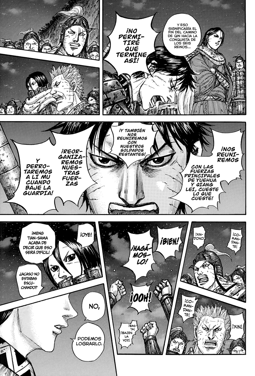 JDanimanga's tweet photo. Gran capítulo. Nos muestra esa confianza infinita que Zheng le tiene a Xin, lo que emociona bastante. Por otro lado, es uno de los momentos más bajos de Xin y toca ver cómo salen de esta. Pero como siempre, la mentalidad de Xin es muy positiva y mejora la moral.  Hype #Kingdom884 https://t.co/tz64757G2u
