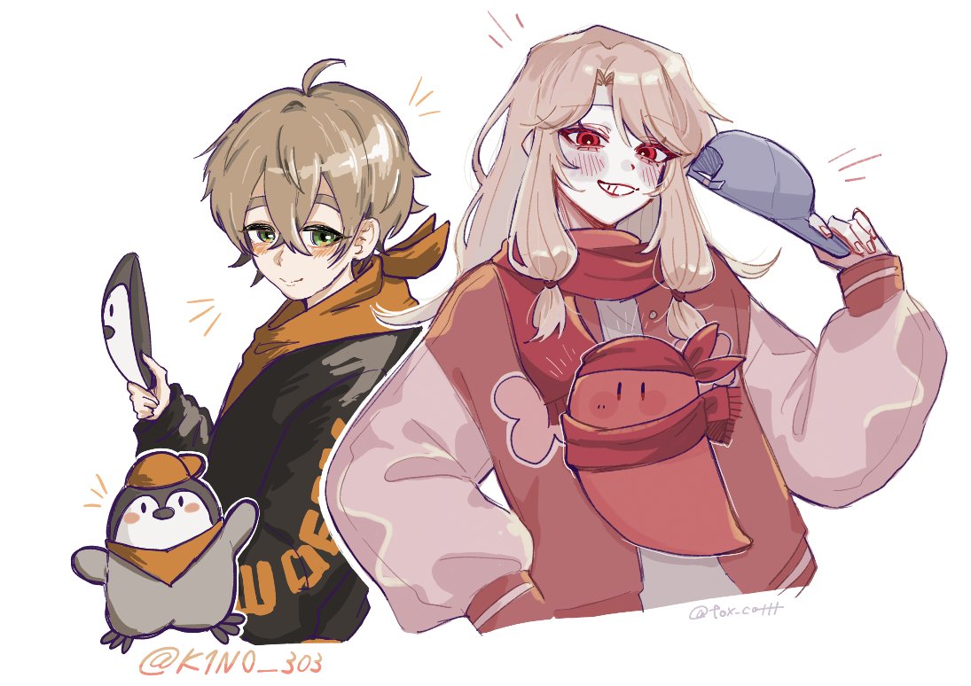 fox_cattt's tweet photo. 合作絵チャありがとうございました💛 https://t.co/qiEqteF9Yt