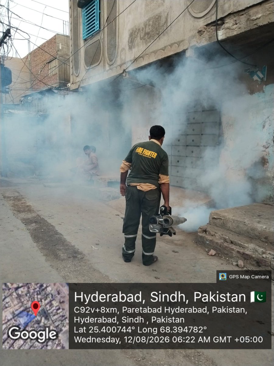 JiyalaNoman's tweet photo. میئر حیدرآباد @KashifShoroPPP کی ہدایت پر HMC نے UC-07 نیرون کوٹ میں مچھر مار فومیگیشن اسپرے کیا جس کا مقصد مچھروں کی افزائش کی روک تھام اور شہریوں کو محفوظ و صحت مند ماحول فراہم کرنا ہے
#HMCFumigationDrive #UC07 #NerunKot #Hyderabad https://t.co/39FO1cGQDG