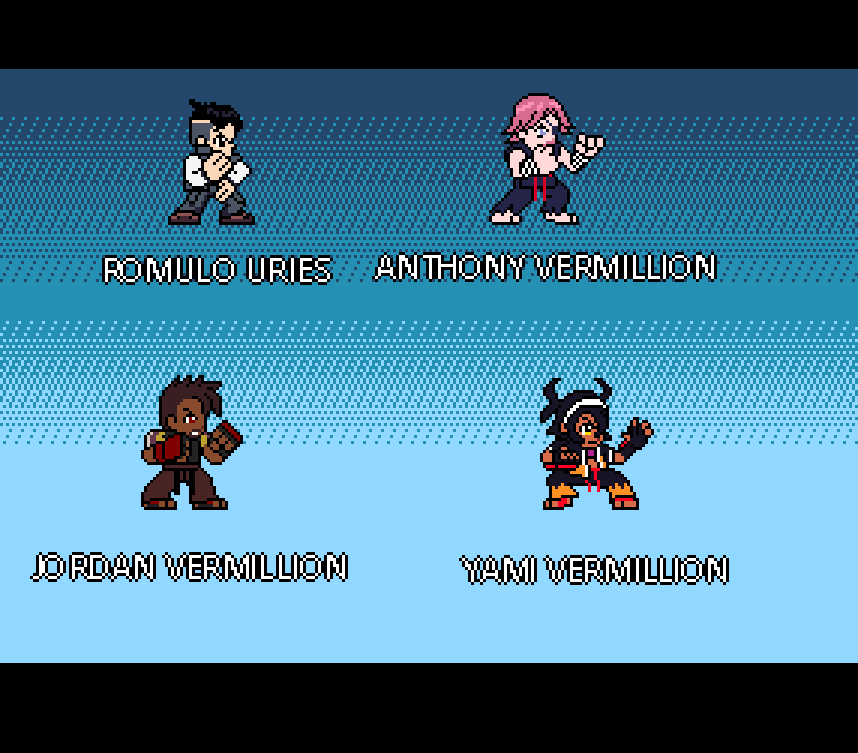 BOS_ofi's tweet photo. Here are the 4 original characters that will appear in the *Battle of Strongest CD* demo!

#game #gameindie #neogeopocket #neogeopocketcolor https://t.co/glOZRlQbjJ