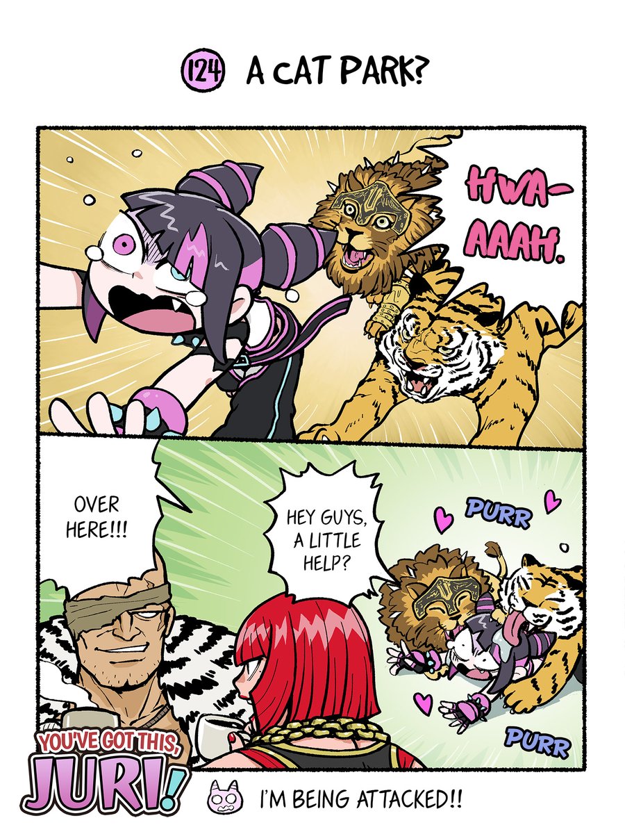 CapcomAustralia's tweet photo. Lovely little kitten...?🐈

#YOUVEGOTTHISJURI #StreetFighter6 #Juri #SF6 https://t.co/Ey5HeUIBFE