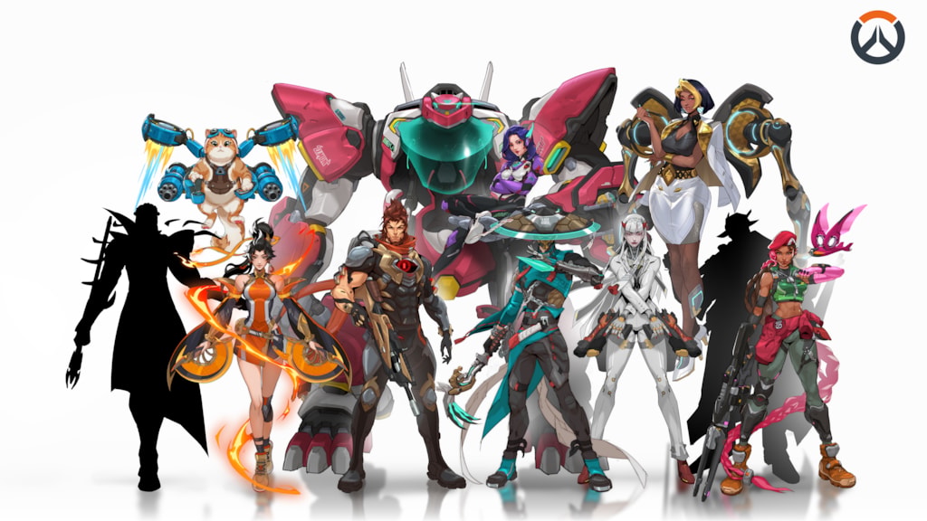 Overwatch2_NEWS's tweet photo. 【速報】今後の新ヒーロー2体のシルエットが更新

次の2体はサポートロールになる予定です💉 https://t.co/Q4xCv1ntQL
