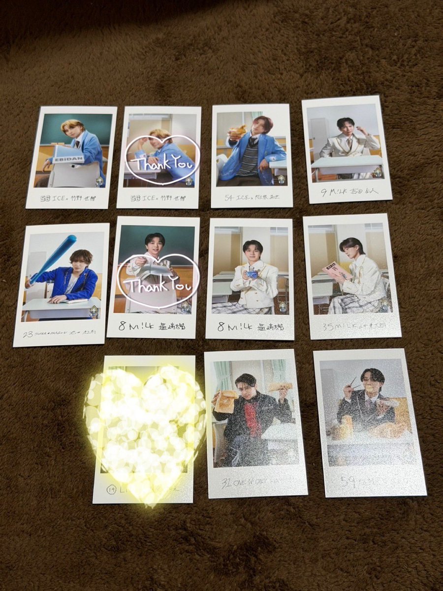 sy__122O's tweet photo. EBiDAN THE LIVE 2026 15th Anniversary
エビライ ミニフォト交換 買取

譲 マサヒロ 塩崎 吉田 山中 池田 HAYATO
　阿久根 竹野

求 SEIYA(後)
    高桑(左以外)

お返事お時間いただきます。まとめて交換可能な方優先。相場買取⭕️
16日エビライにてお取引可能な方優先となります。
#EBiDAN譲 https://t.co/bokCDQO01v