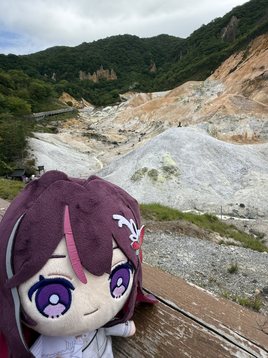zon_teitoku's tweet photo. 地獄谷ゲス！
ここからでも硫黄の匂いがするー https://t.co/t6YqGa6Gej