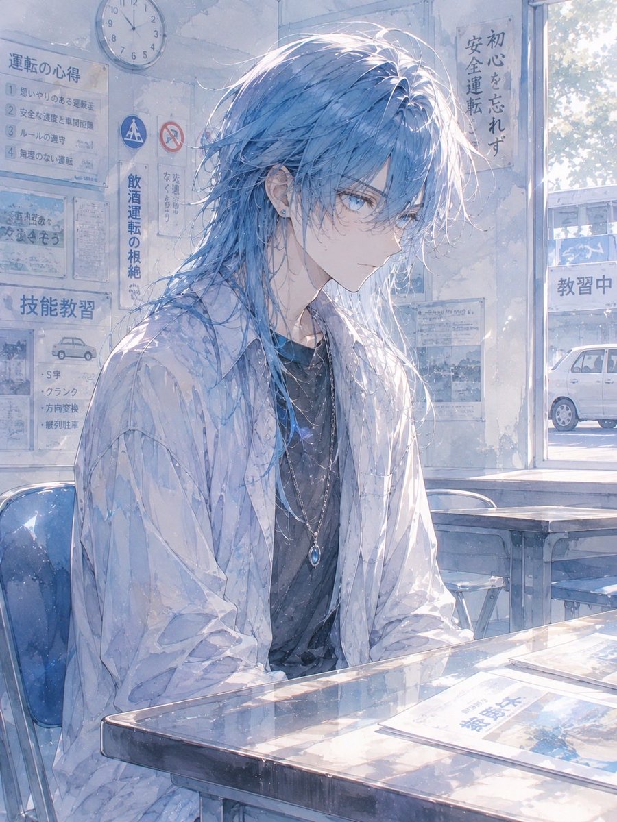huruumiumi's tweet photo. #AIイラスト好きと繋がりたい
 #aiイラストㅤㅤㅤㅤ 
 #AIイラスト 
今日現在教習所の入所日で緊張してる,,,ｶﾀ:(ˊ◦ω◦ˋ):ｶﾀ https://t.co/bWWeEHBFd7