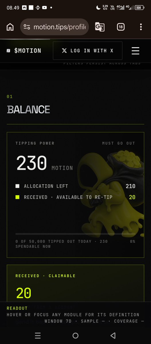 zambrookee's tweet photo. Buat yang baru mulai join TipFi dari @motiontip tapi saat cek akun, Tipping Power masih 0.

Coba buat postingan dulu tentang @motiontip dan $MOTION.

Tunggu beberapa jam, nanti Tipping Power $MOTION kalian akan muncul otomatis sesuai alokasi yang didapat.

Cek Detailnya Di komen https://t.co/a0WpK9BZ4p