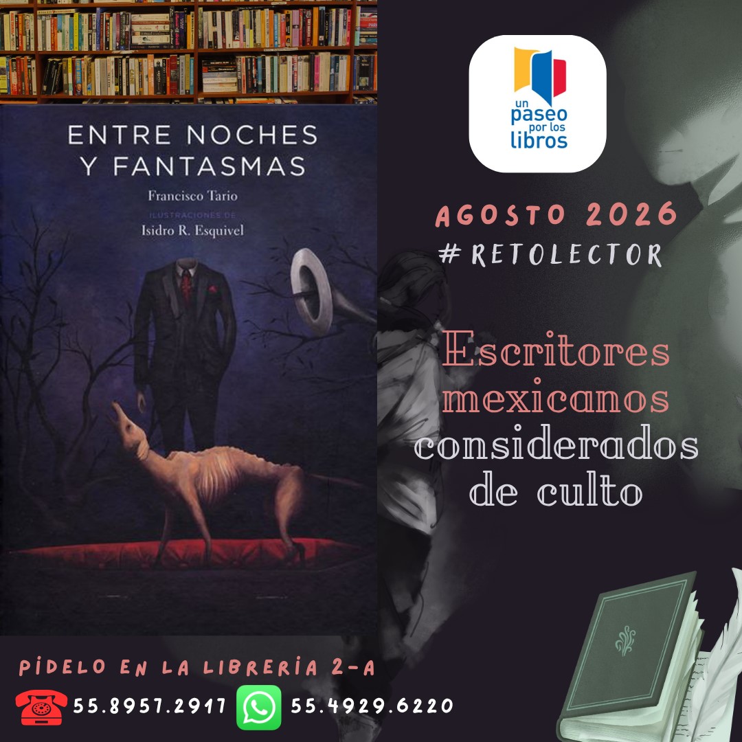 paseoxloslibros's tweet photo. Este #retolector✨de #Agosto nos emociona 🤩 Escritores Mexicanos considerados de culto 📕
🏁💥‼COMENZAMOS‼️#FranciscoTario considerado autor de culto que en los últimos años ha ganado nuevos lectores. En este resurgimiento se publica esta breve selección de #cuentos ilustrados. https://t.co/6Mb8HxgHWG
