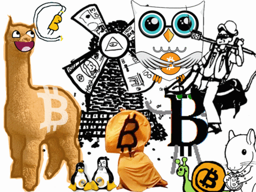 the1nen0n1y's tweet photo. Found something on the old bitcoin forum from 2011,

Everyone was talking about what Bitcoins mascot should be and this guy said, "No one mascot, decentralization"

With the picture below

This is a good narrative we can run up

https://t.co/Qag4BnCZJN https://t.co/1kxY27FgsV