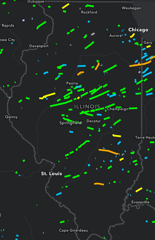 Gio_wx's tweet photo. FWIW, Texas currently holds the record for most tornadoes in a single year, with 245 tornadoes in 2015.

As of tonight, Illinois sits with at least 200 confirmed tornadoes, becoming the 2nd state ever to accomplish this. Texas' record is in serious jeopardy of falling. #ILwx https://t.co/qZpPdrX88i