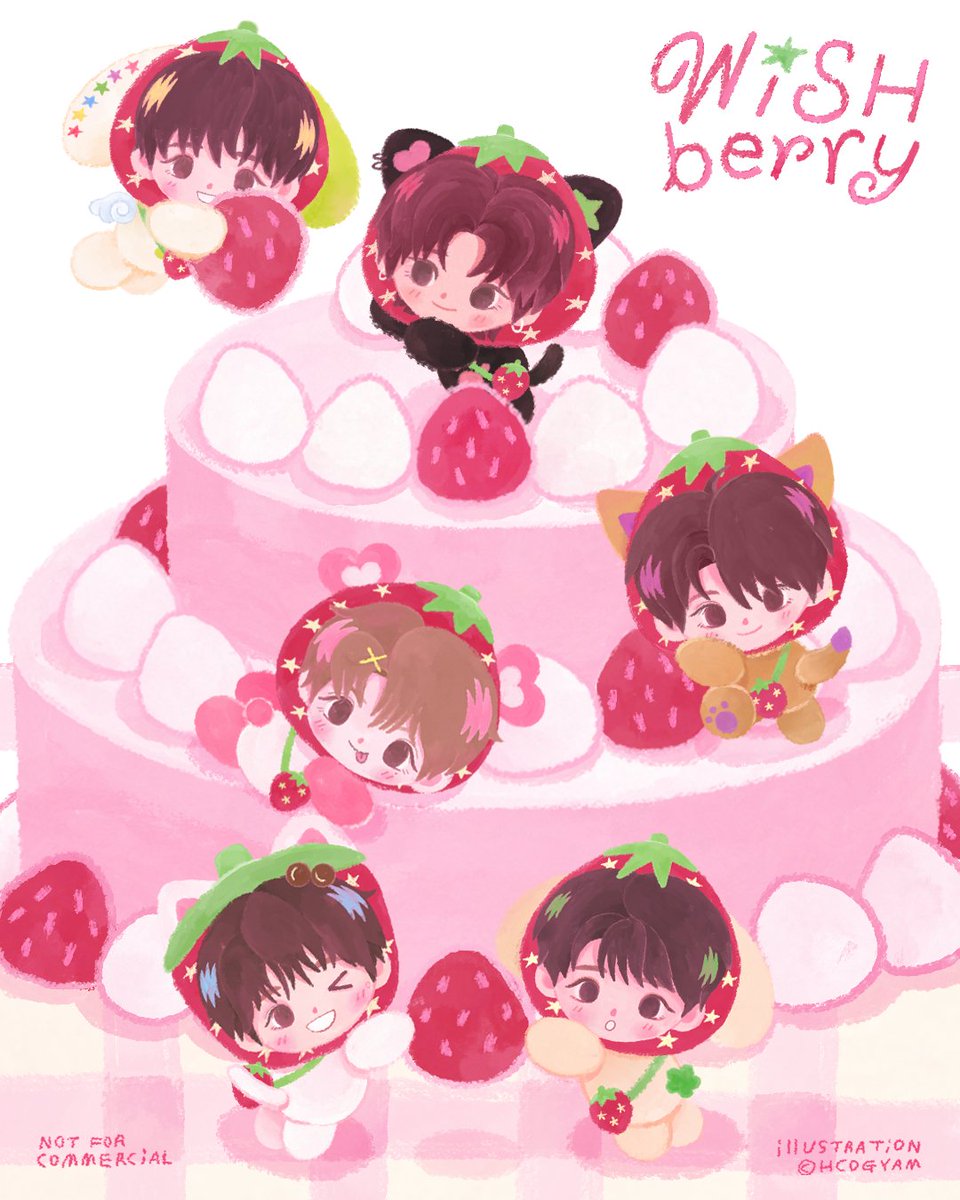 hcogyam's tweet photo. we bake wishes every day♪₊˚⊹ 🍓🍓🍓 https://t.co/cVKNhEV3Ei