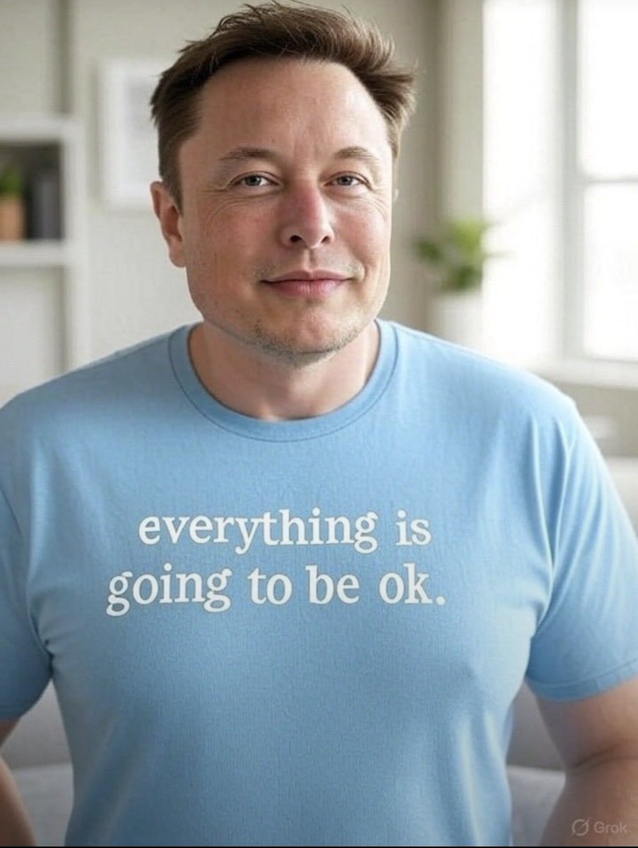 AmericanTower1's tweet photo. Elon says, "Everything is going to be OK." What's your reaction? 👇

A. I believe him 👍
B. I hope so 🤞
C. I'll believe it when I see it 👀
D. Depends on the situation 🤔 https://t.co/hignSiHUMk