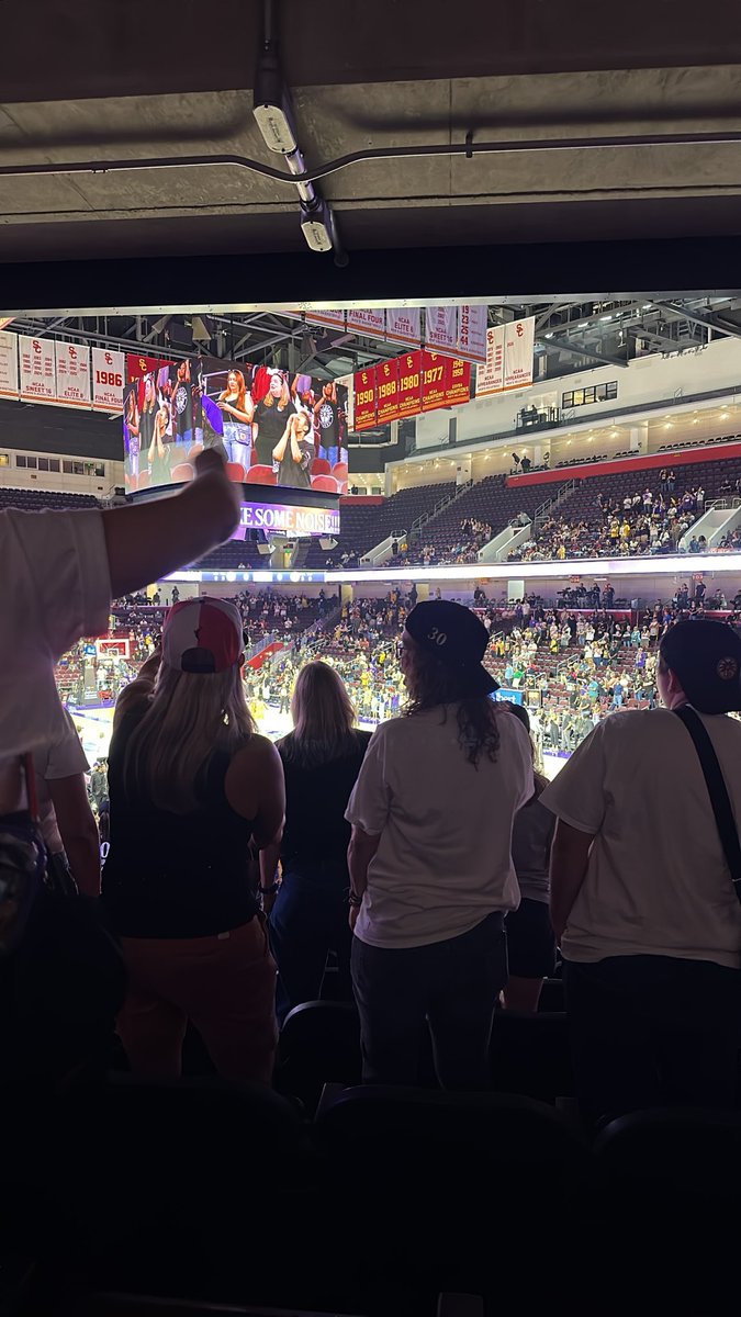 Martinez11Adam's tweet photo. How am I front row season ticket member at staples for the @LASparks but when the game gets relocated to Galen I’m in the back??? Make it make sense https://t.co/DQtP0muOex