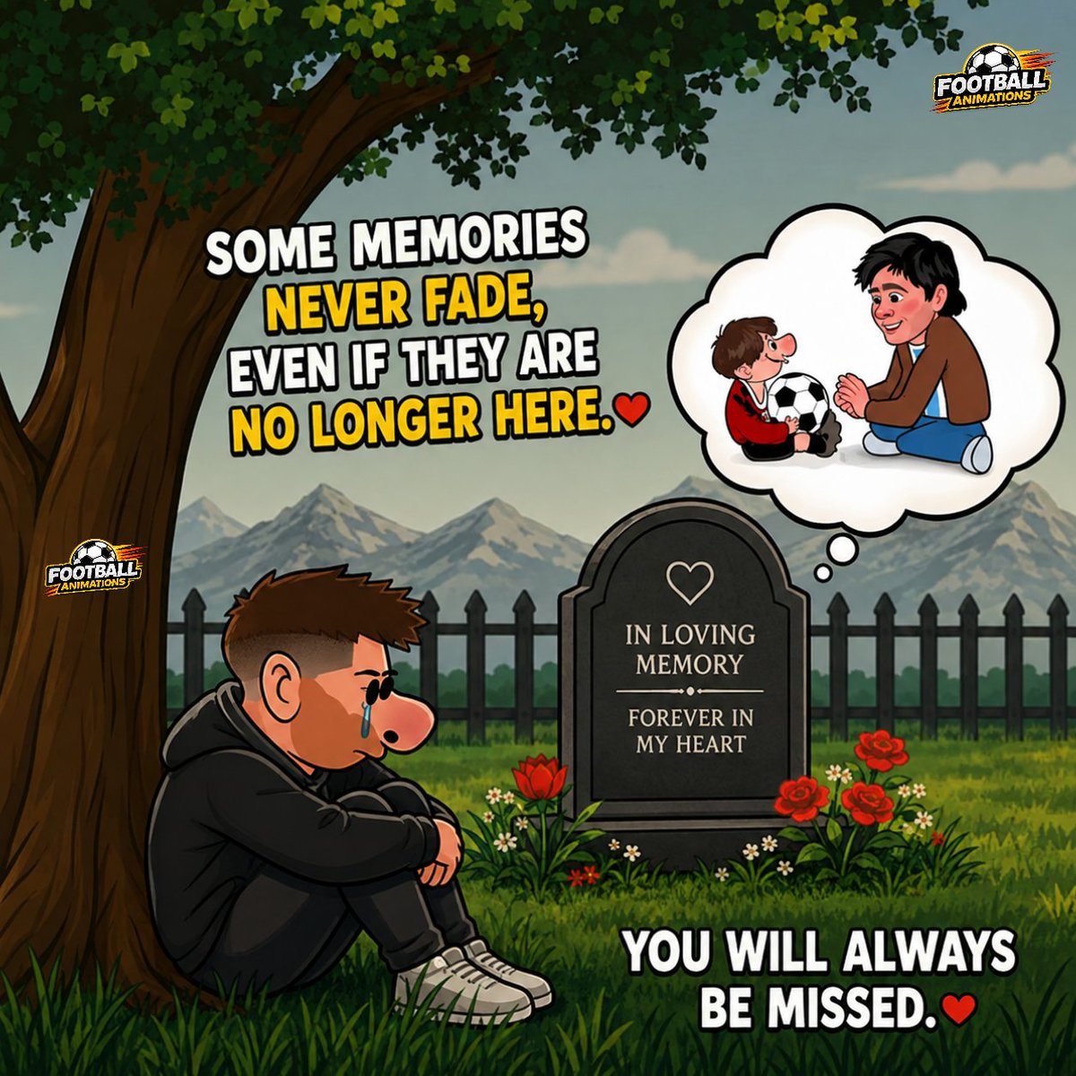 footballanima's tweet photo. π Some Memories Never Fadeβ¦ A Love That Lives Forever β€οΈβ½ | Football Animations
#Messi #Football #FootballAnimations #EmotionalStory #2DAnimation #NeverForgotten https://t.co/upI4rKVUMF