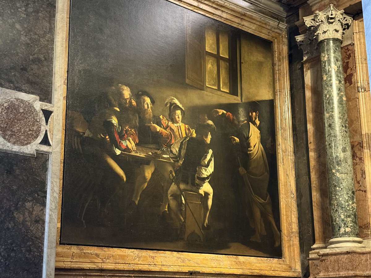 San Luigi dei Francesi教会では、バロック絵画の代表的作品と言える