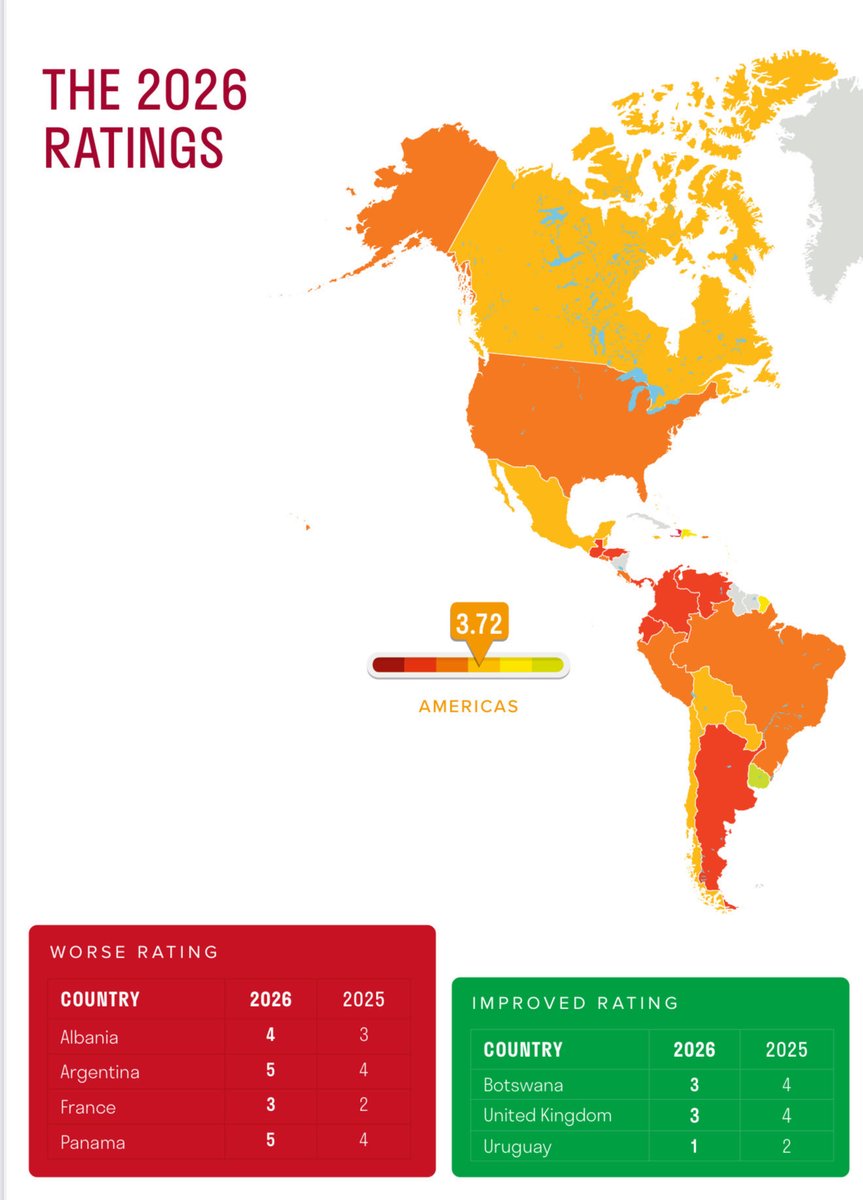 EconomyInformal's tweet photo. Global Rights Index 2026

The 10 Worst Countries for Working People

Argentina🇦🇷
Belarus🇧🇾
Ecuador🇪🇨
Egypt🇪🇬
Eswatini🇸🇿
Myanmar🇲🇲
Nigeria🇳🇬
Panama🇵🇦
Tunisia🇹🇳
Türkiye🇹🇷

@ituc https://t.co/ZIPjQ82F0M