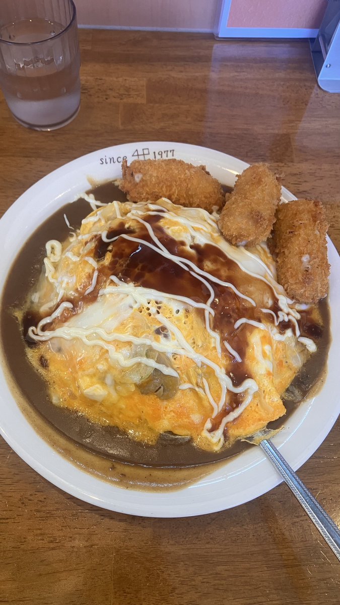 tegepezu222's tweet photo. 富山来たらここ来ないと！！！🍛
かれー屋 伊東
やさたまコロッケカレー+やさたま https://t.co/S5e2nriLRA
