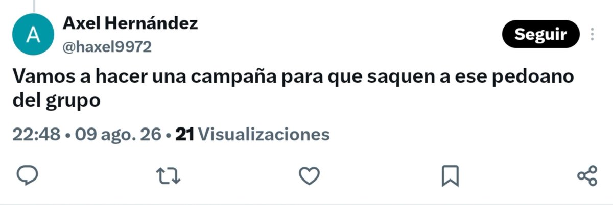 cookieburu's tweet photo. Xenofobia por parte de este tipo hacia Alejandro, en el vídeo que subí hace poco en mi perfil y no me sorprende que la persona bajo ese perfil sea peruano viniendose a dársela de acomplejado. 🫩🫩 https://t.co/MZR1PpOIeJ