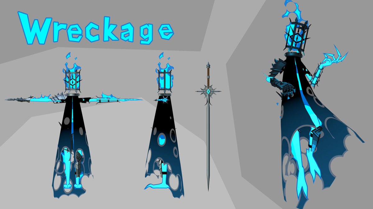 Rykmar1's tweet photo. Ref sheet for my oc Wreckage, with some backstory :)
#art #3d #monsterprom https://t.co/HtO9zWRED2