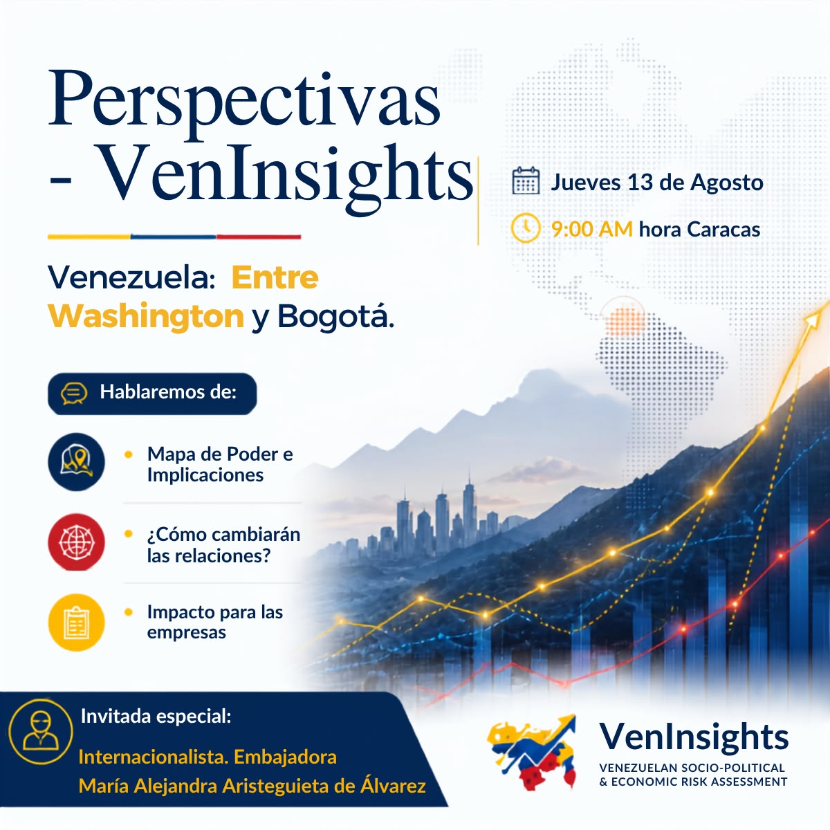 vision360diplo's tweet photo. ¿Qué oportunidades se están abriendo en Venezuela para el comercio y la inversión internacional?
Este jueves 13 de agosto, 9am Miami / 3pm Madrid, profundizamos en un webinar en vivo sobre Venezuela, EEUU, Colombia, comercio internacional y geopolítica. https://t.co/nxqnSZdO6r