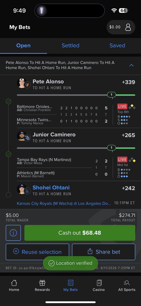 WallyWagerz's tweet photo. Need the 5/5 sweep 🤣 https://t.co/MsqNjGIQru