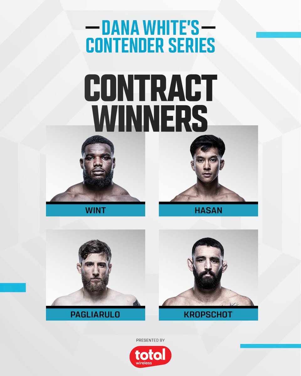 ufc's tweet photo. WELCOME TO THE UFC 🤩

Meet the newest members of the UFC roster!

[ B2YB @TotalWireless ] https://t.co/7cVg8Vs5Tw