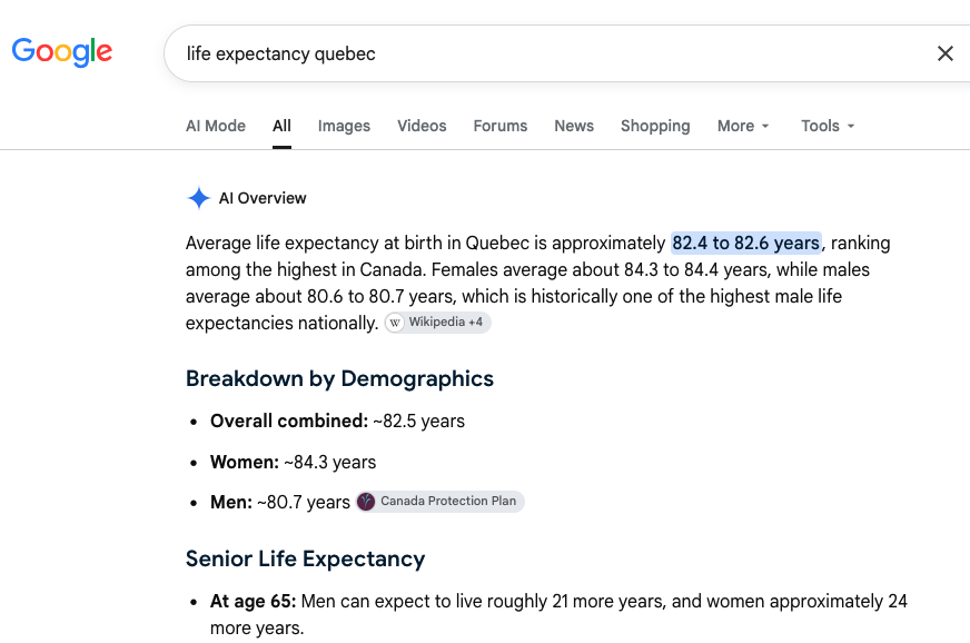 CycleFunMtl's tweet photo. @npunwani @WSJ @AbdulElSayed @DemSocialists I read your letter today.
You make an interesting point.
And yet...
Québec residents will live 5 years longer than Michigan residents. https://t.co/QgQ6ZsPCn0