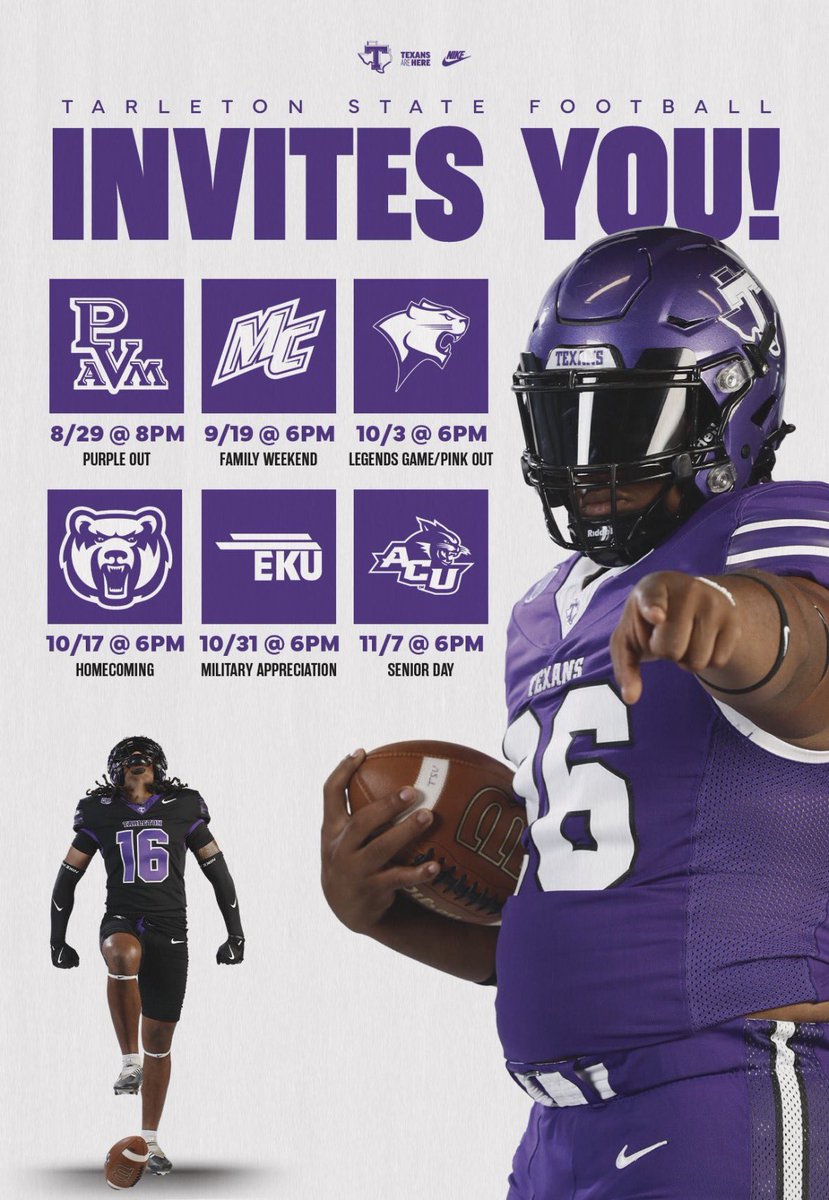 Jericko_Espi26's tweet photo. Thank you @TarletonFB for inviting me to visit on game day and experience your  premier football program. Looking forward to learning the team's vision firsthand, connecting with coaches and seeing the facilities! 

@CoachTateW @CoachWaltonTSU @FredrickTate2 @CoachPepPearson @X1PerformanceSA @Coach_Sims1 @CoachBeauBlair @CoachHucks @BB33fromE @CoachDJWagner @lwalters13 @CoachBarrios1