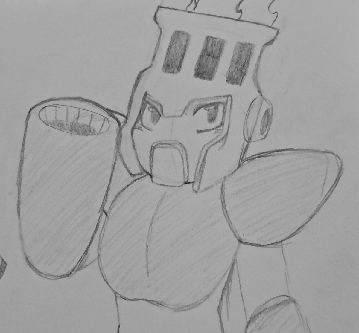 SssnakeMan_022's tweet photo. Here are the lassst three requested robot masssters! 

(Sorry they took so long, I fell down some stairsss and really banged up my wrist. Ol' Wily got me all patched up, but he sure took his time...) https://t.co/uCFGd0Uqw0