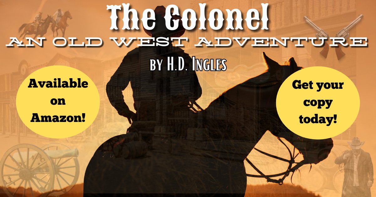 WriterHDIngles's tweet photo. https://t.co/uaC31uySfn
#books #booklover #western #oldwest #wildwest https://t.co/ChZ5qgE8Db
