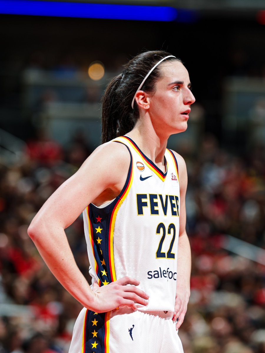 IndianaFever's tweet photo. Caitlin Clark has broken her own record for most games with 20+ PTS and 10+ AST in a season in WNBA history with 9 so far this year 🔥

no other player has more than 5 in a single season in league history. https://t.co/RLLj3gU3Ue