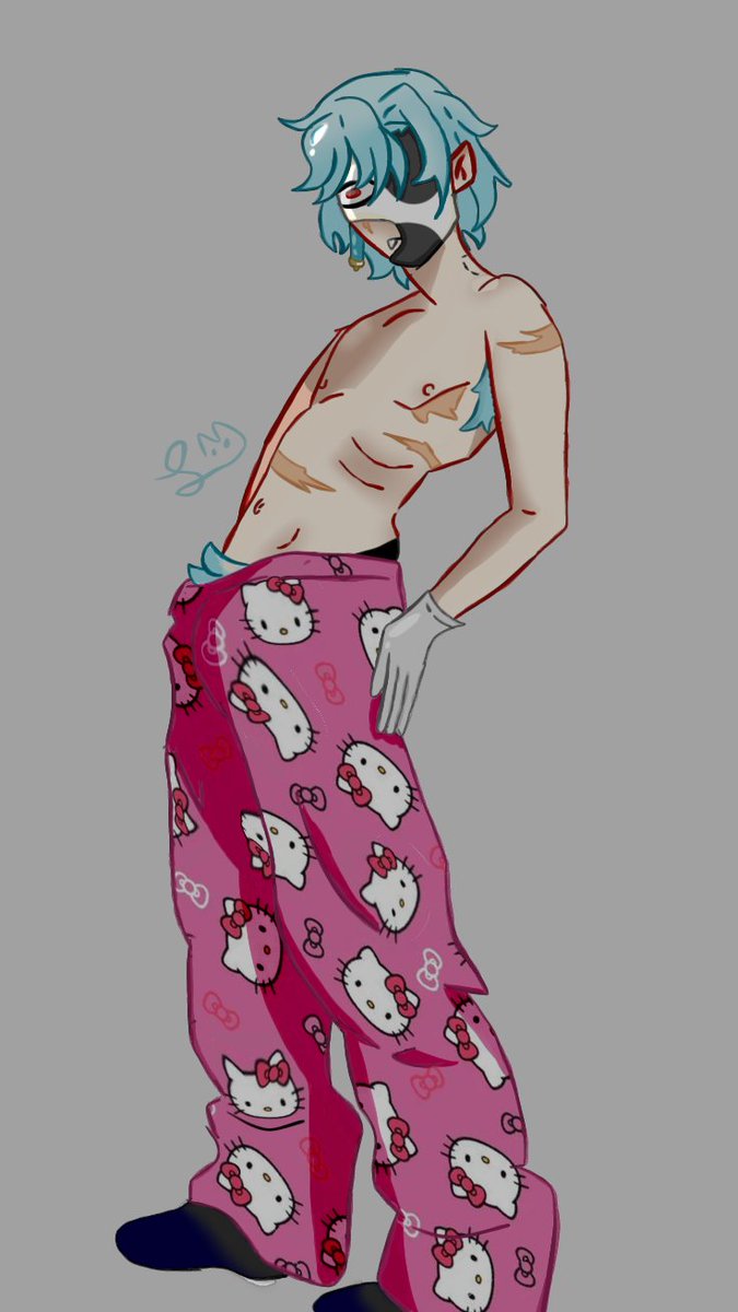 e_dgr_'s tweet photo. Mmh~ a boy in Hello Kitty pajamas ~

#Webbttore #webttore #dottore #GenshImpact #genshinfanart #zandih https://t.co/dctGZjaFmd