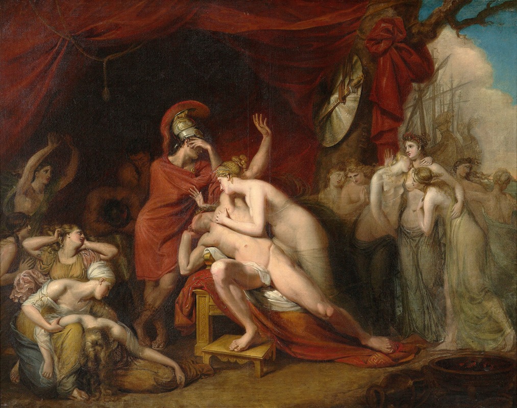 httpsmnemos's tweet photo. “Achilles, frantic for the loss of Patroclus, rejecting the consolation of Thetis” George Dawe
c. 1803 https://t.co/LtpDshJe8v