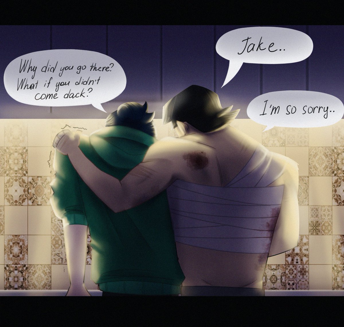 seriglaz's tweet photo. After my shift at the police station
#tomjake #disventurecamp #comic https://t.co/ZrUM4n1vWC
