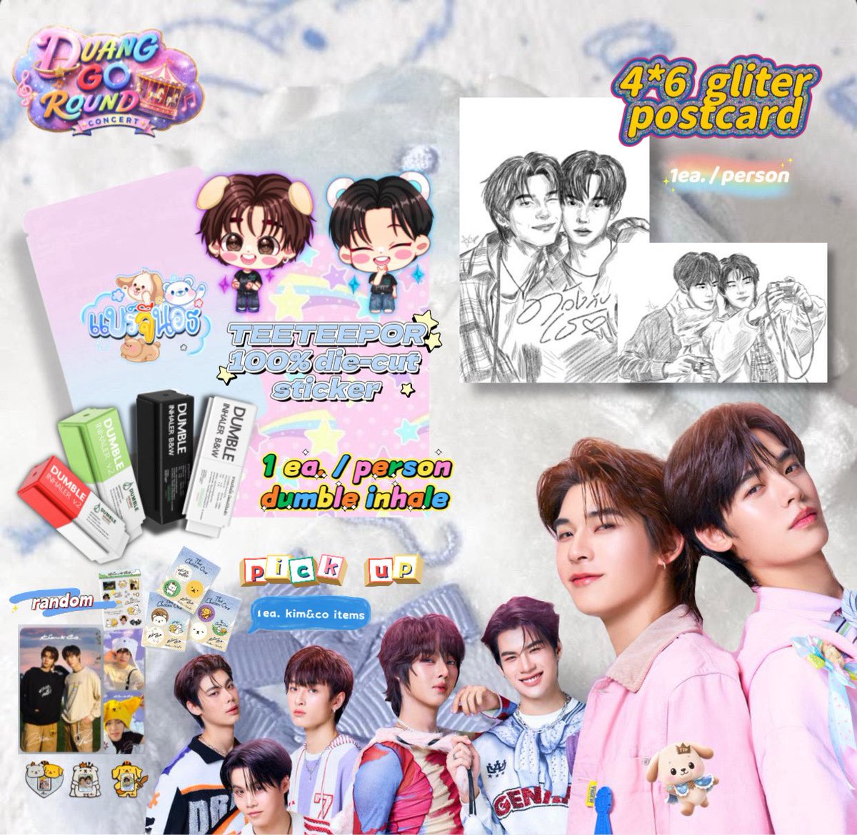 beargnoht's tweet photo. g͟͞i͟͞v͟͞e͟͞ ͟͞a͟͞w͟͞a͟͞y͟͞    for #VAVA🌟🫳🏻🐶🐻‍❄️
pls kindly rt 
&amp;show rt when we meet ✨

กิ้บอะเวย์ 50 set💜🩵 

2ea. TEETEE-POR gliter sticker 6cm 
1ea. dumble inhale (random color)
1ea. 4*6 gliter postcard
1ea. random of kim&amp;co items

#เจอด้วงที่อิมแพคนะเธอ https://t.co/iVXDLumicl
